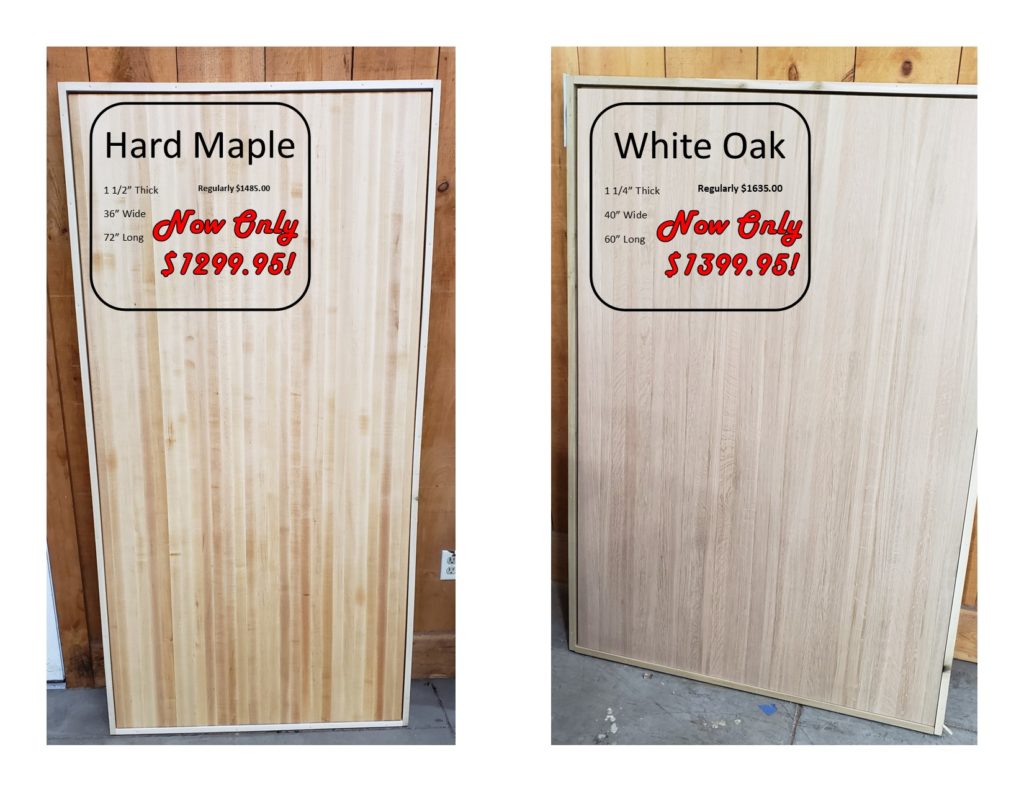 2 Instock Butcher Block
